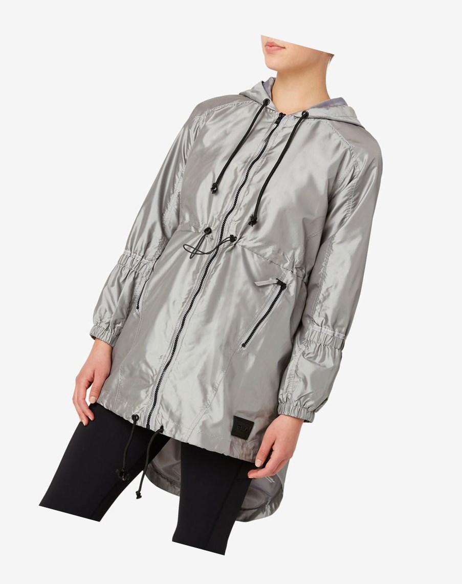 Fila Elle Parka Jacket 030 Silversconce | 52YMTPGVE