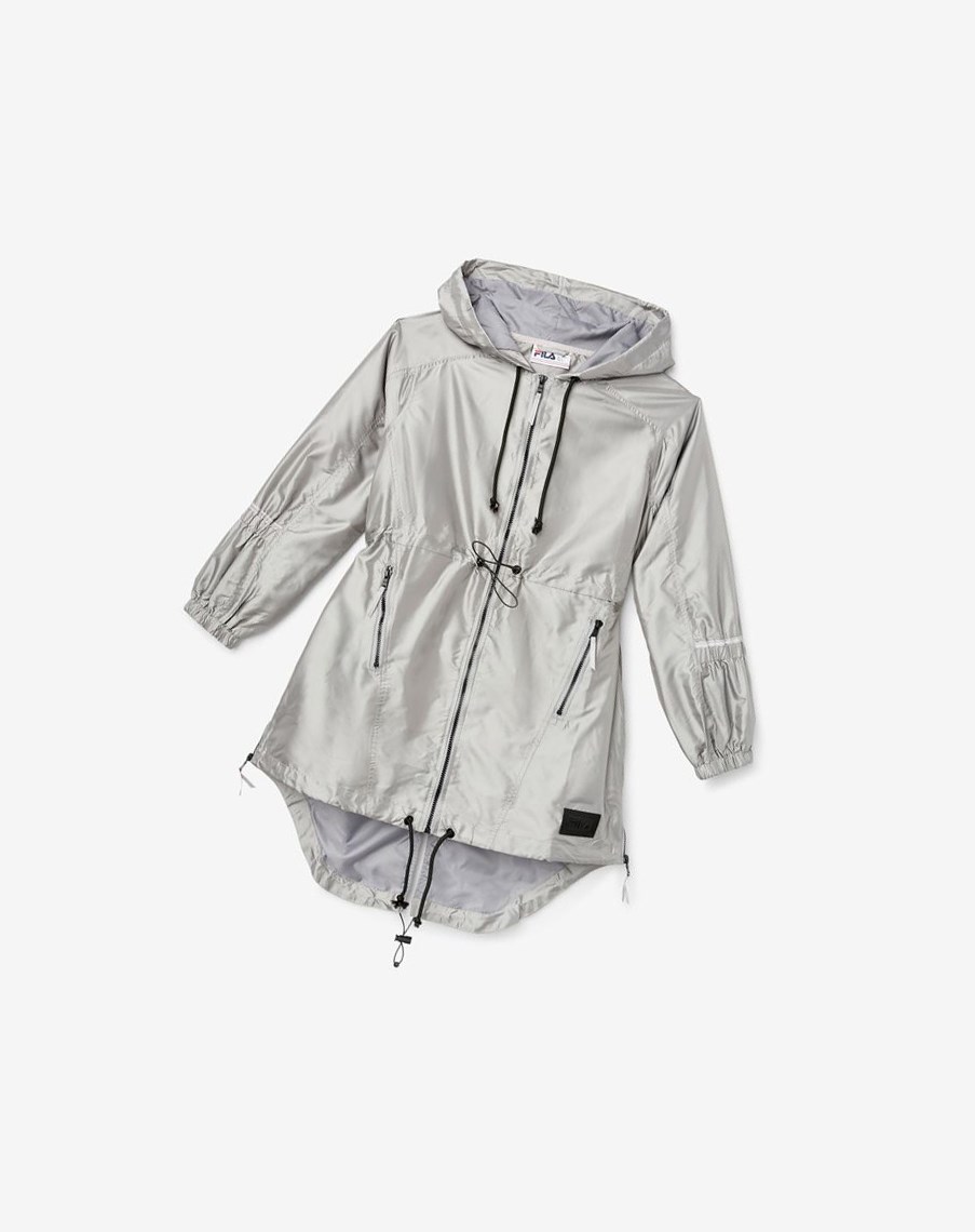 Fila Elle Parka Jacket 030 Silversconce | 52YMTPGVE