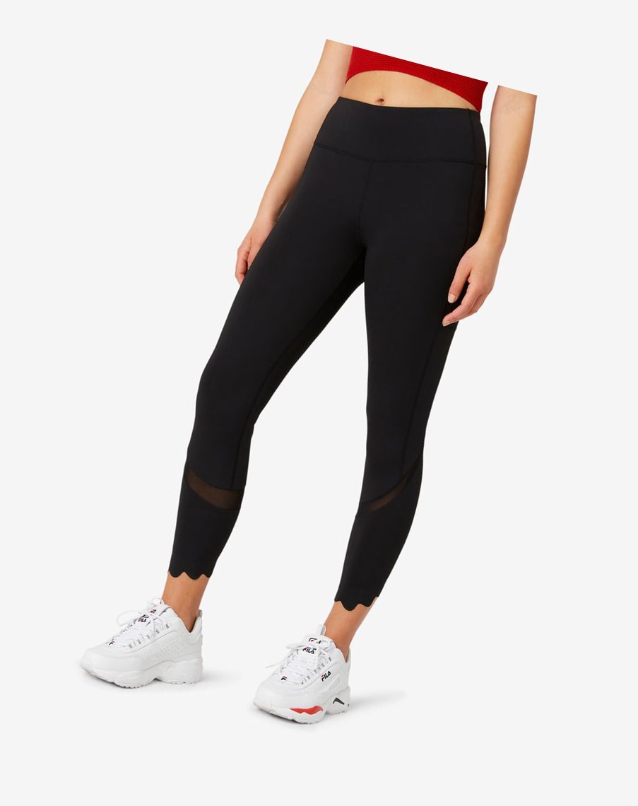 Fila Endurance 3/4 Tight Negras Negras | 02VACNJUZ