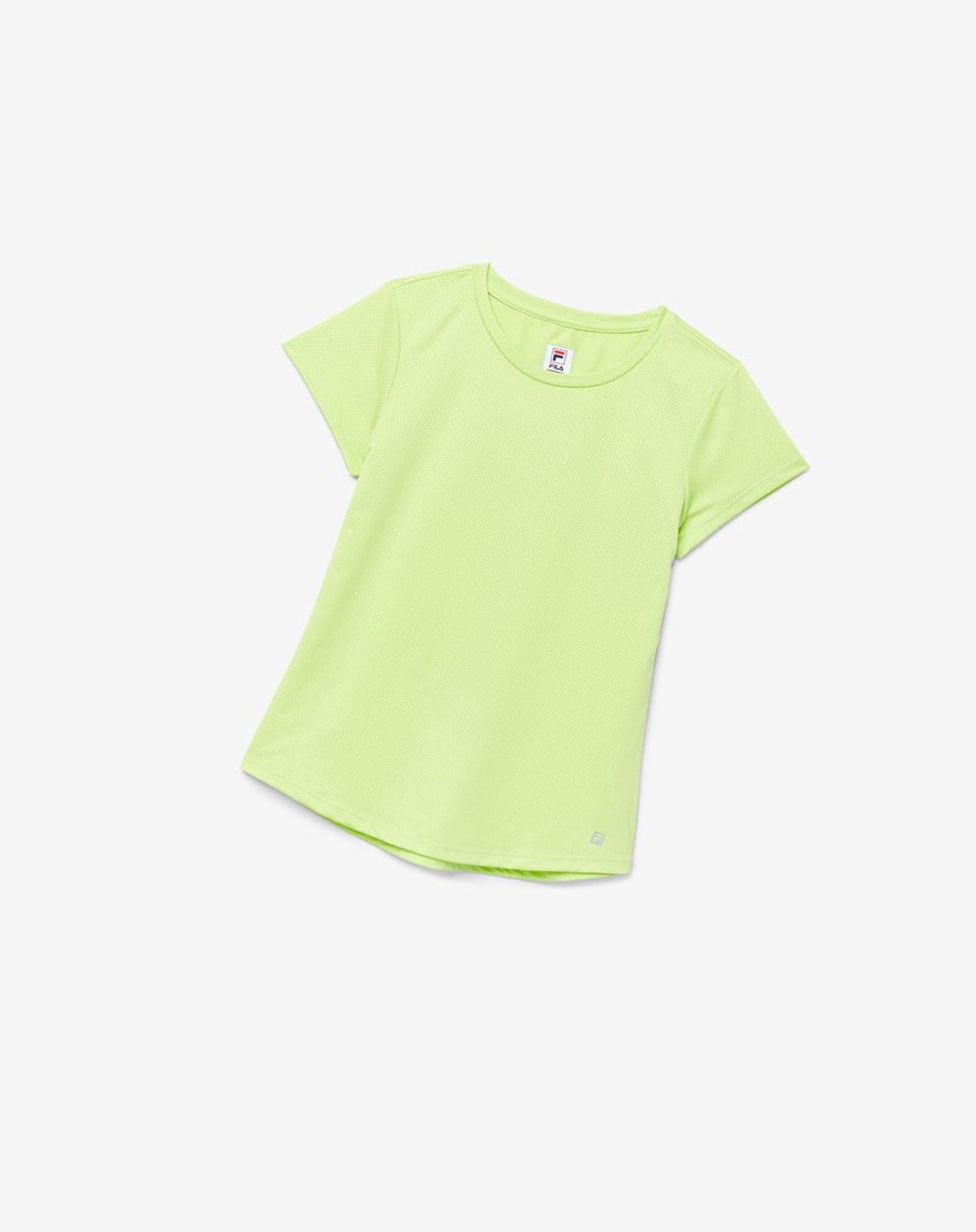 Fila Essentials Corta Sleeve Top 540 Wild Lime | 07HNGIQPX