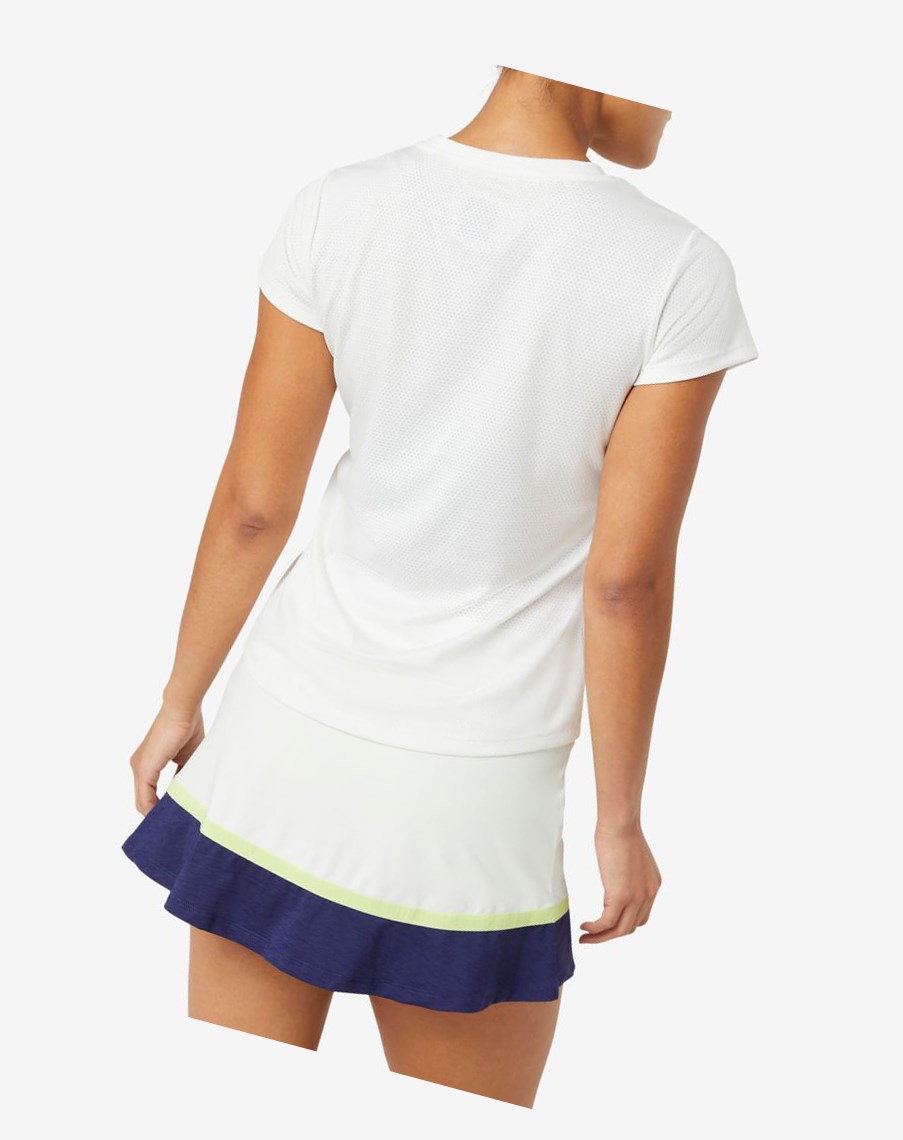 Fila Essentials Corta Sleeve Top Blancas | 65KBEVYRF