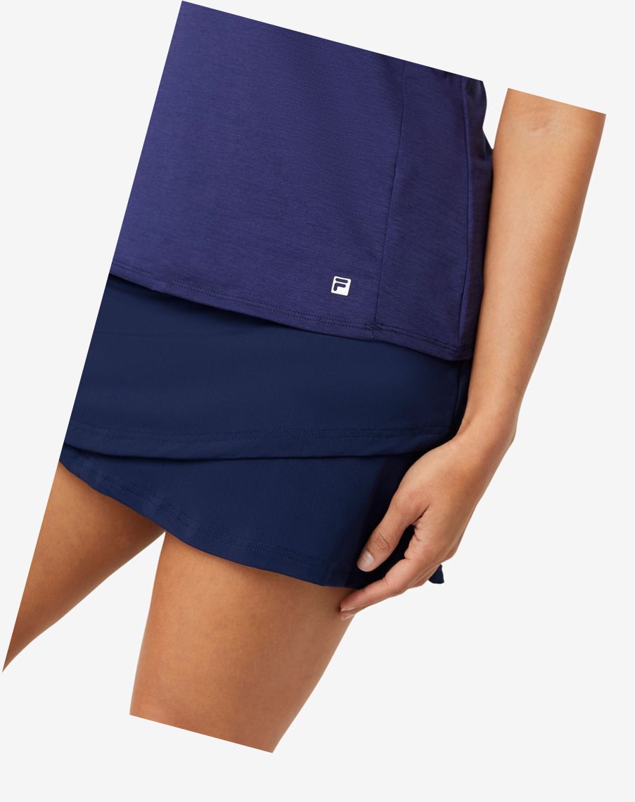 Fila Essentials Tiered Skort Azul Marino | 90UXEODRY