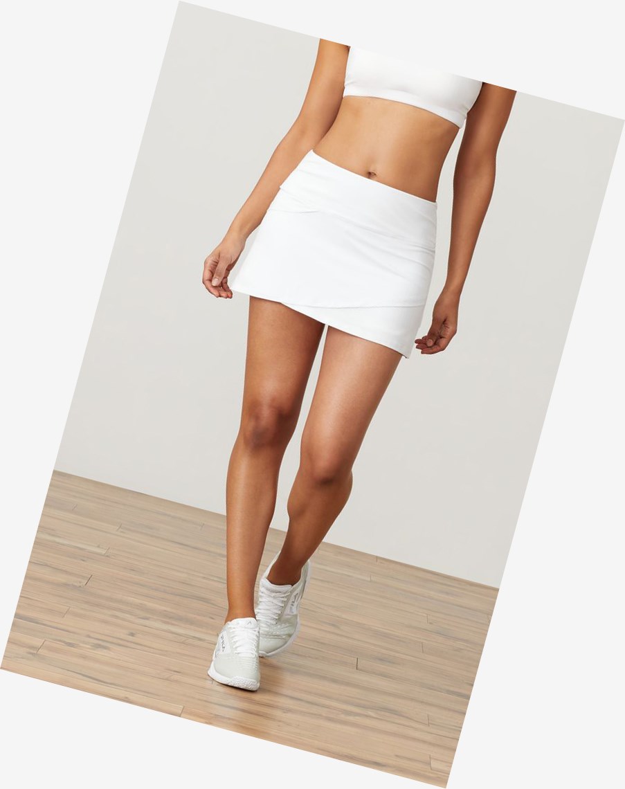 Fila Essentials Tiered Skort Blancas | 04EVMPZDK