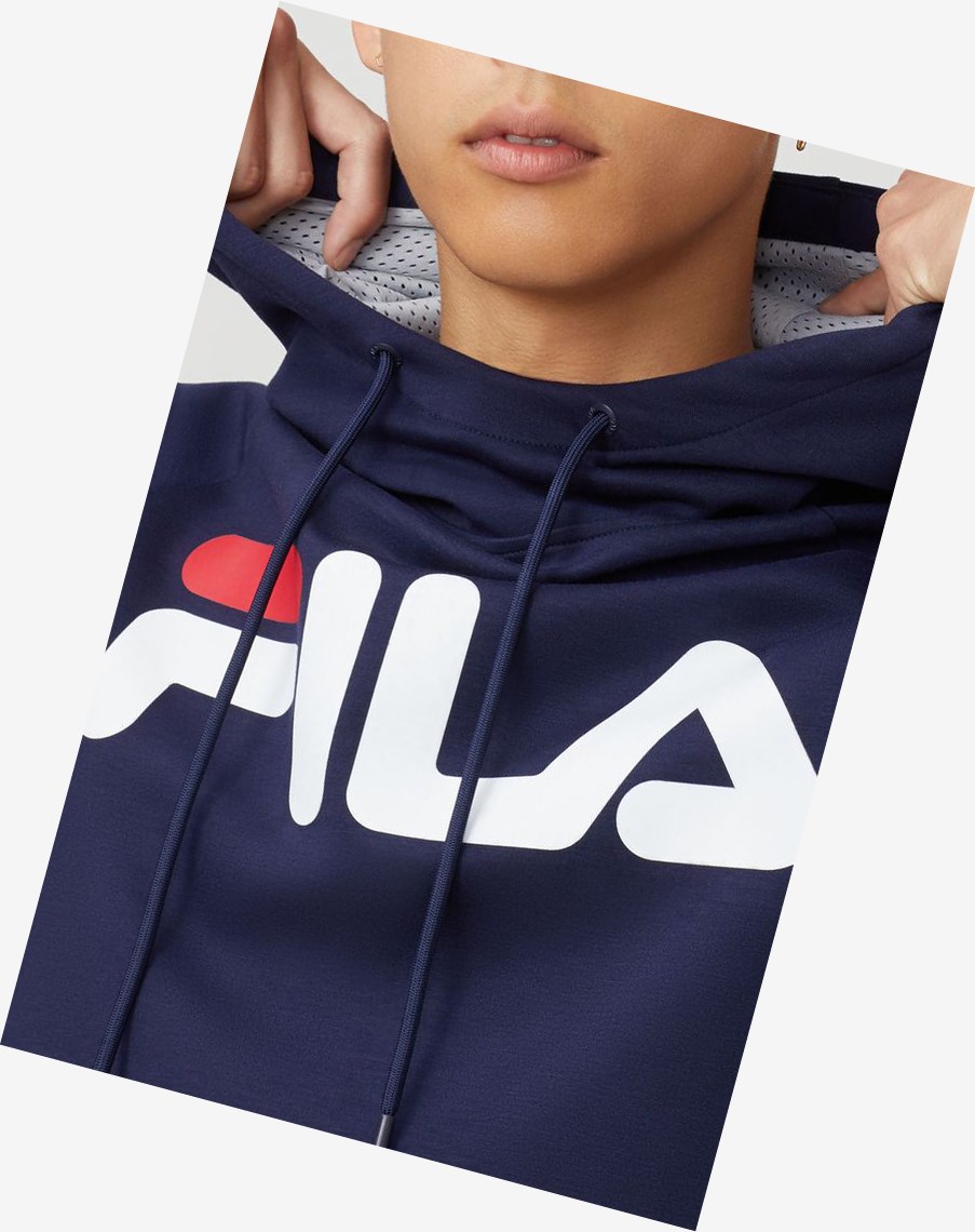 Fila Ezra Hoodie Peac/Wht/Cred | 26WPCNEKI