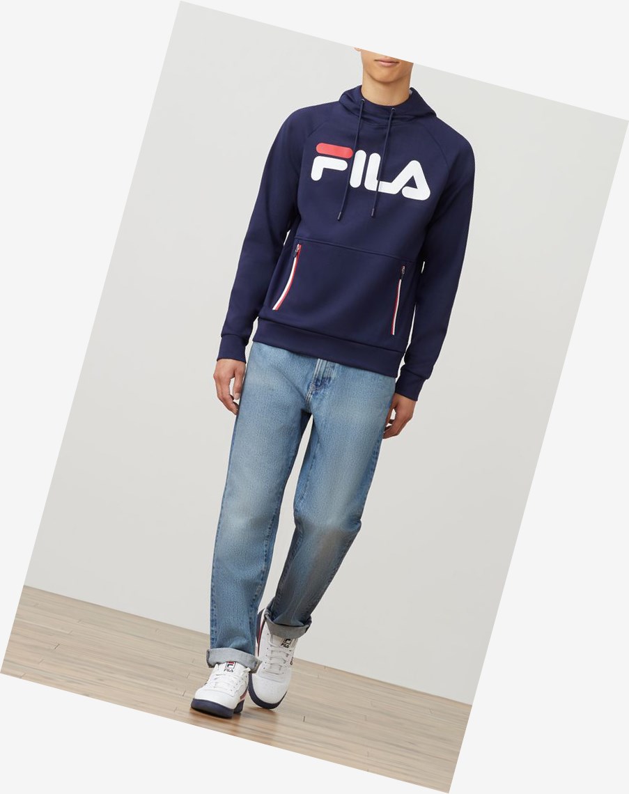 Fila Ezra Hoodie Peac/Wht/Cred | 26WPCNEKI