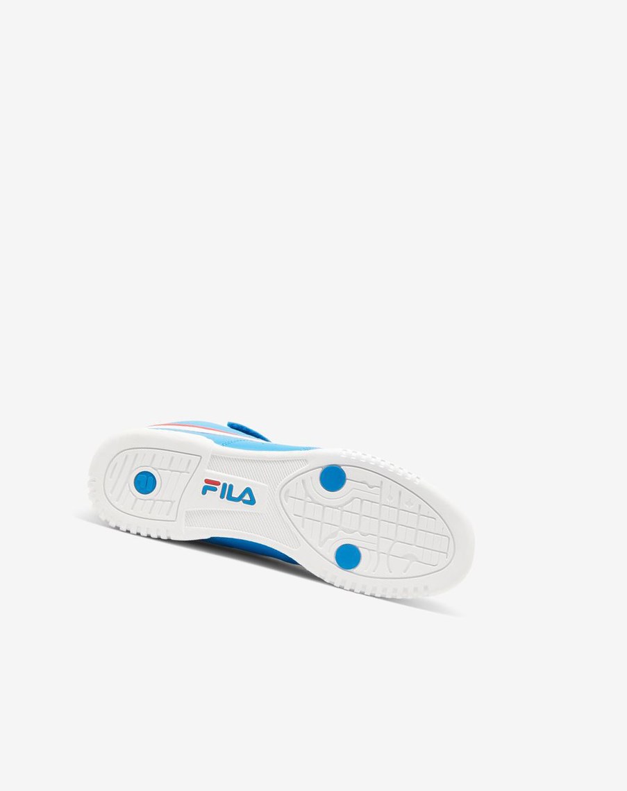 Fila F-13 Mid Tenis Shoes Azules Rojas Blancas | 39VDXKSLP