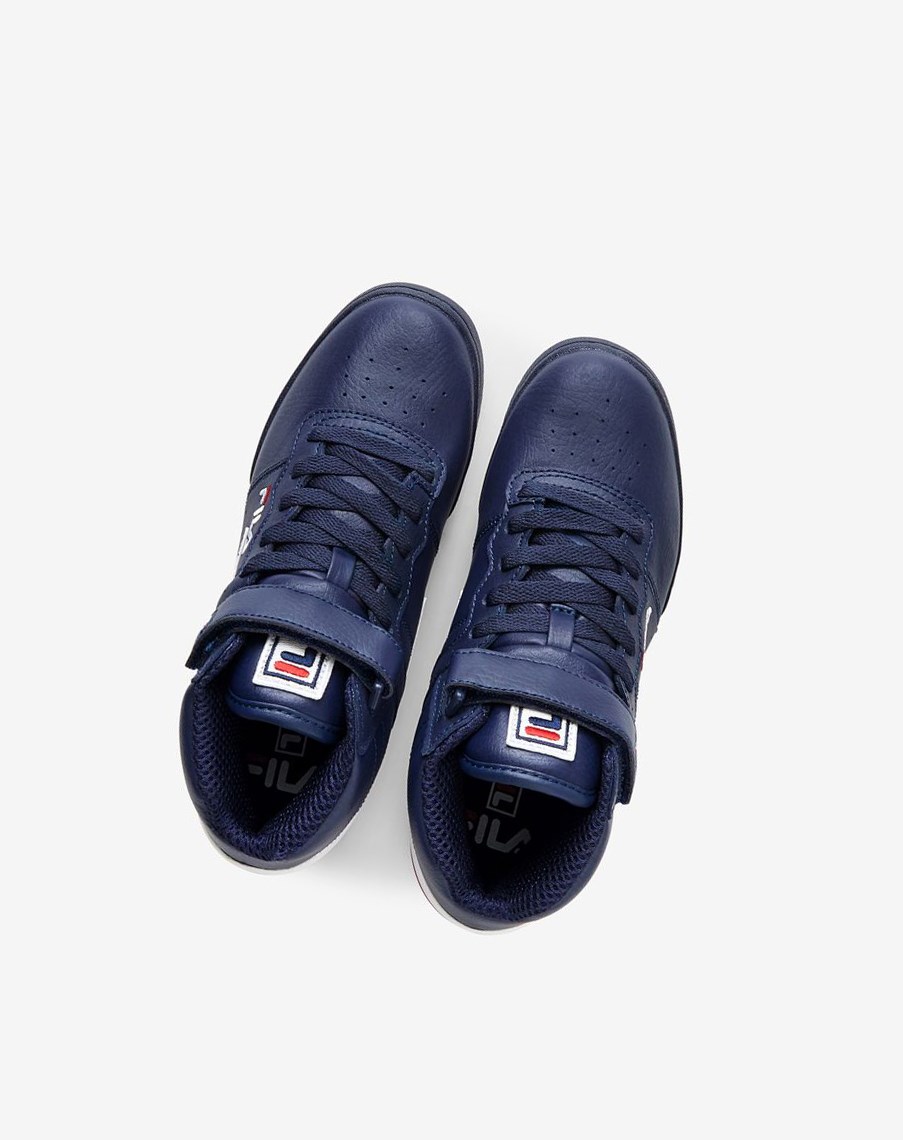 Fila F-13 Sneakers Azul Marino Blancas Rojas | 87VBLMUNE