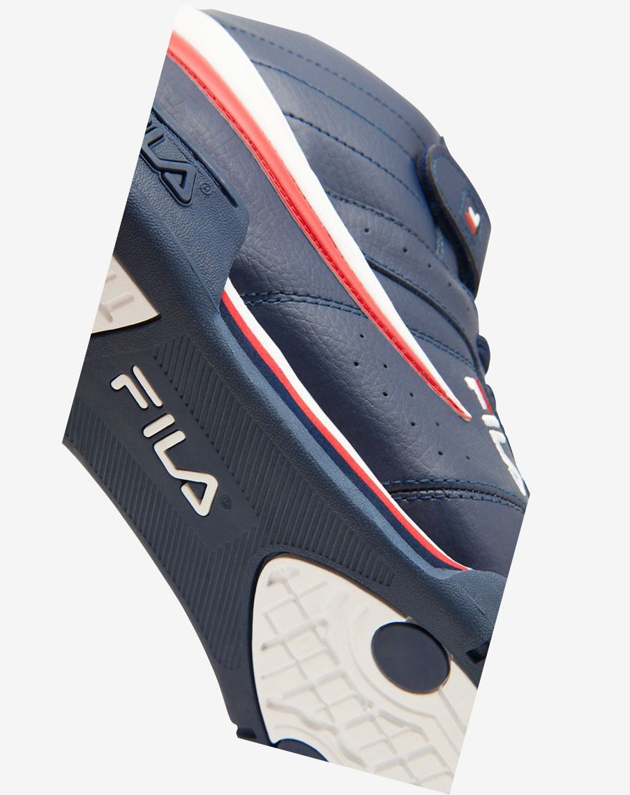 Fila F-13 Sneakers Azul Marino Blancas Rojas | 96FLCHGXO