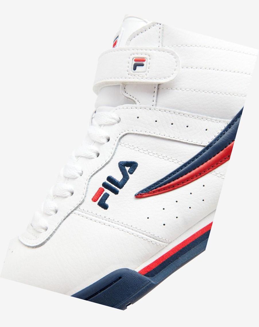 Fila F-13 Sneakers Blancas Azul Marino Rojas | 83QWPBCYK