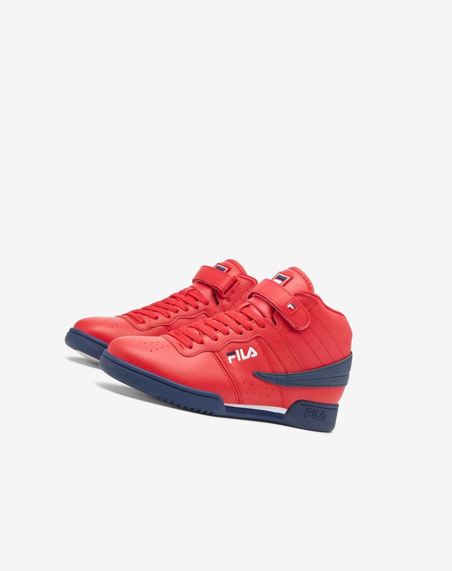 Fila F-13 Sneakers Rojas Azul Marino Blancas | 80PYXULVO