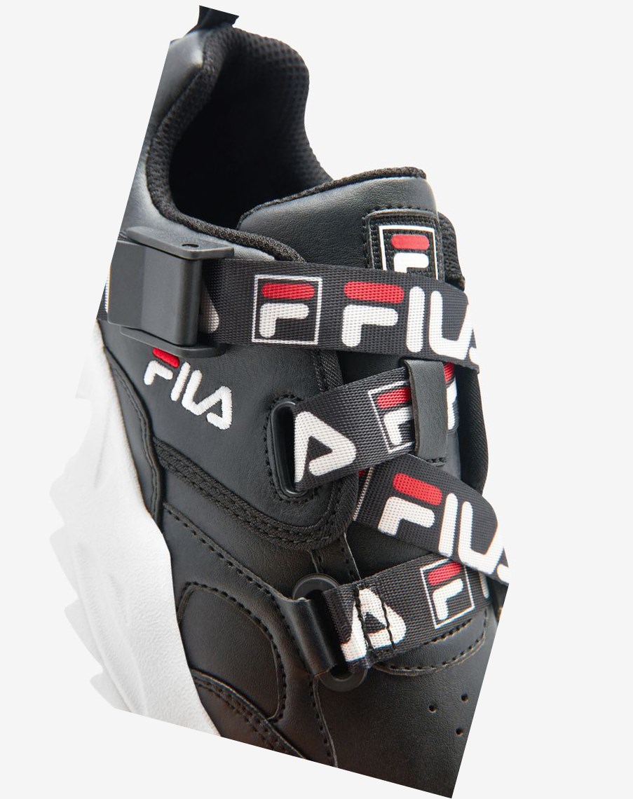 Fila Fast Charge Tenis Shoes Blk/Fred/Wht | 41MNHULRP