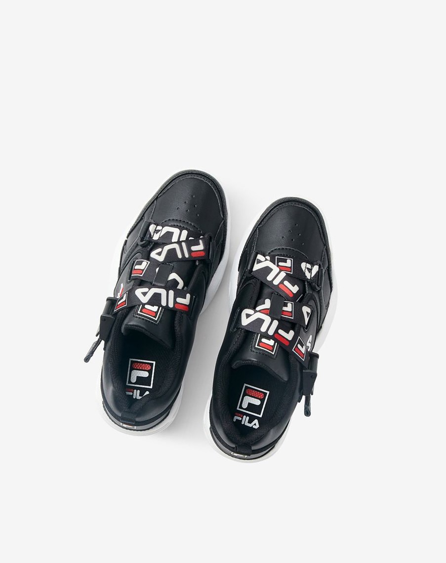 Fila Fast Charge Tenis Shoes Blk/Fred/Wht | 90LJEYHOX