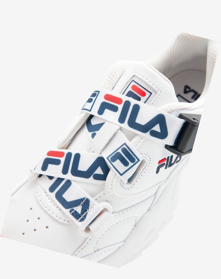 Fila Fast Charge Tenis Shoes Wht/Fnvy/Fred | 30EYZLCVA