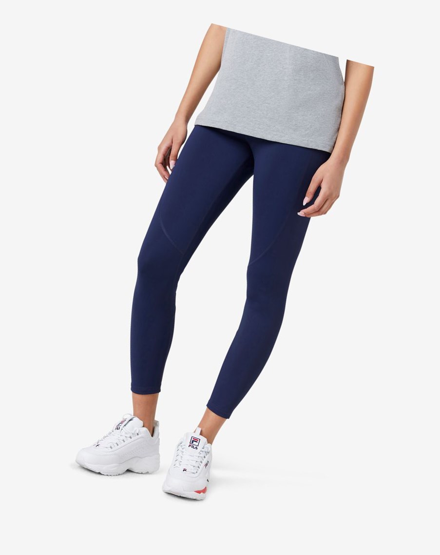 Fila Faunia Legging 410 Peacoat | 03NZUWCVX