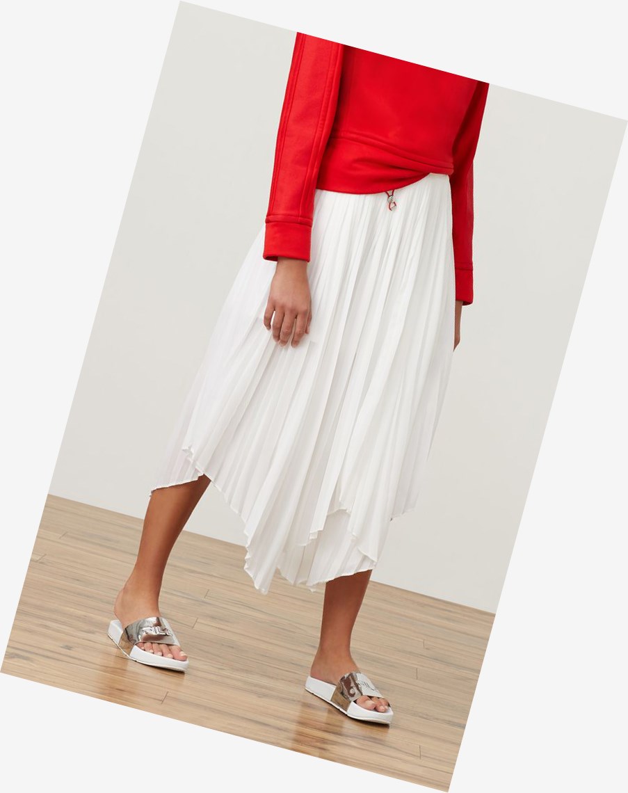 Fila Fila Milano Chiffon Skirt Off-white | 91PAOYEHK