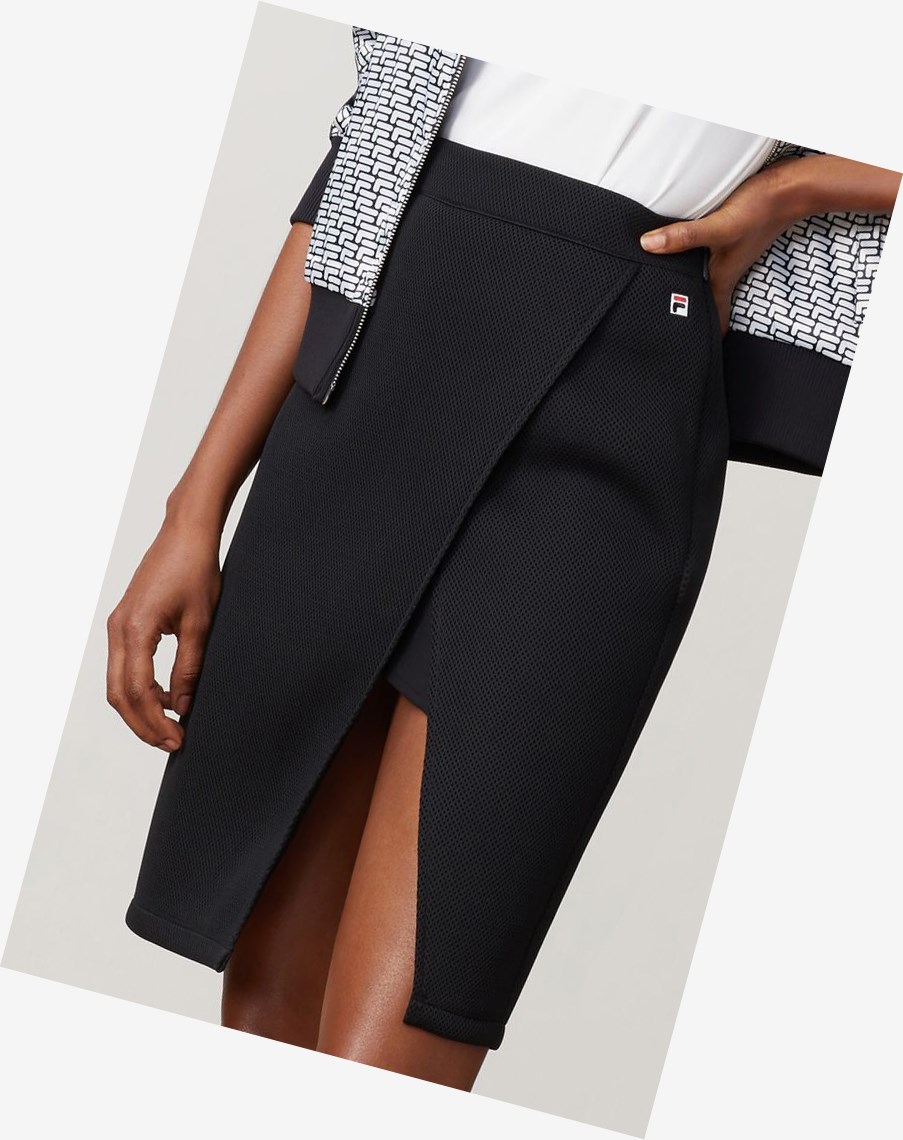 Fila Fila Milano High Slit Skirt Negras | 21ZPXSIMA