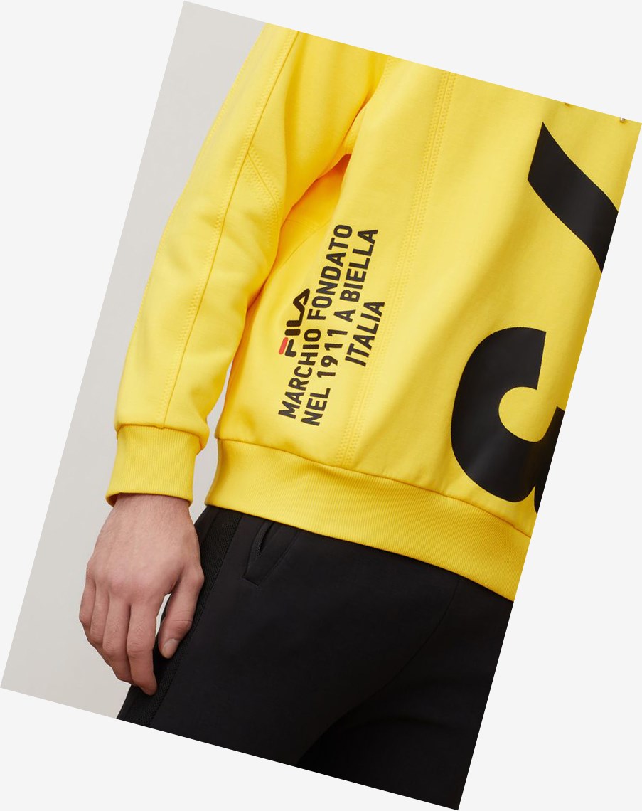 Fila Fila Milano Hoodie Amarillo | 72RCVXAEH