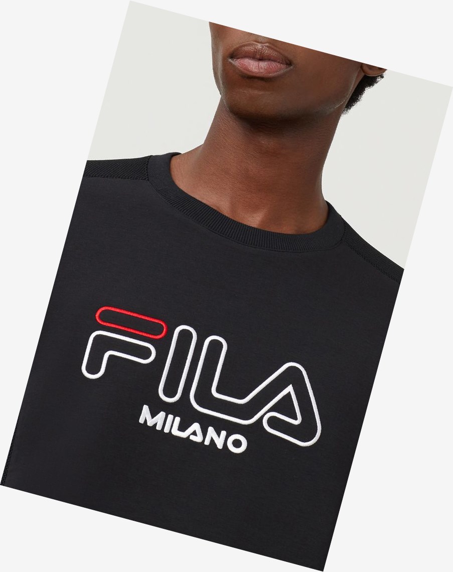 Fila Fila Milano Neoprene Sweatshirt Negras | 82OWXLZAB