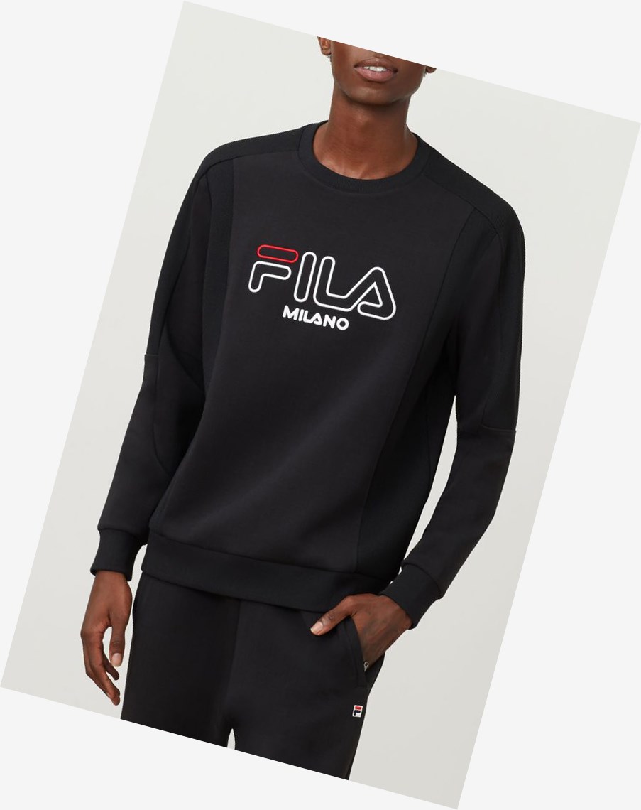 Fila Fila Milano Neoprene Sweatshirt Negras | 82OWXLZAB