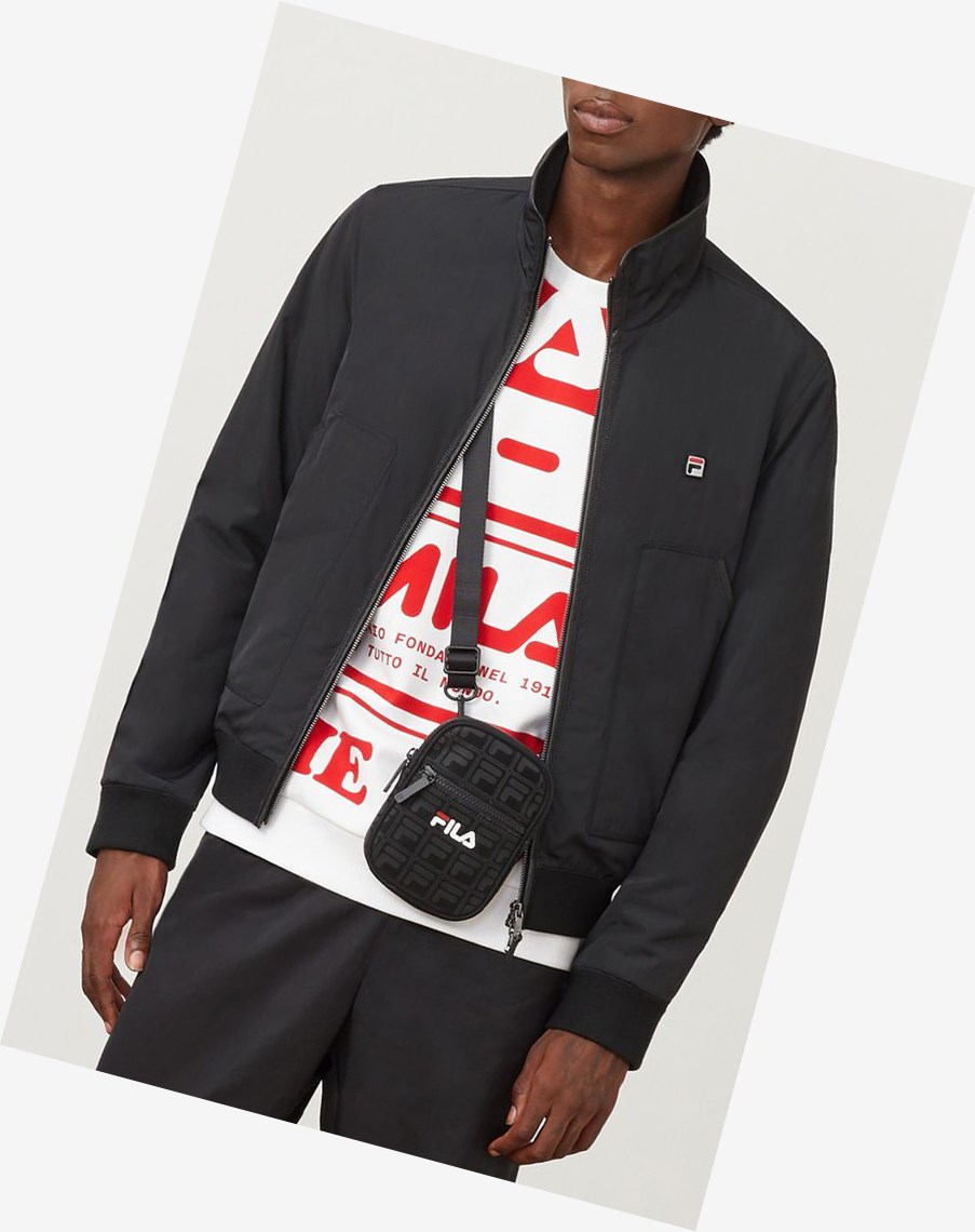 Fila Fila Milano Woven Jacket Negras | 14JUVQBCE