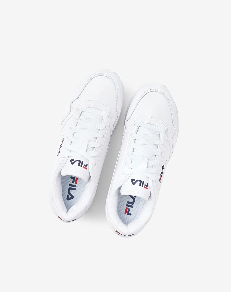 Fila Fila Orbit Sneakers Blancas Azul Marino Rojas | 65MFXIOHL