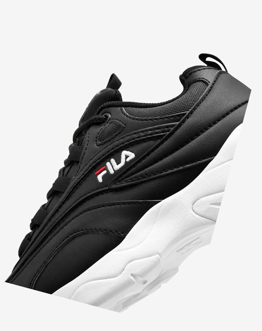 Fila Fila Ray Tenis Shoes Blk/Fred/Wht | 70AKXHBUT