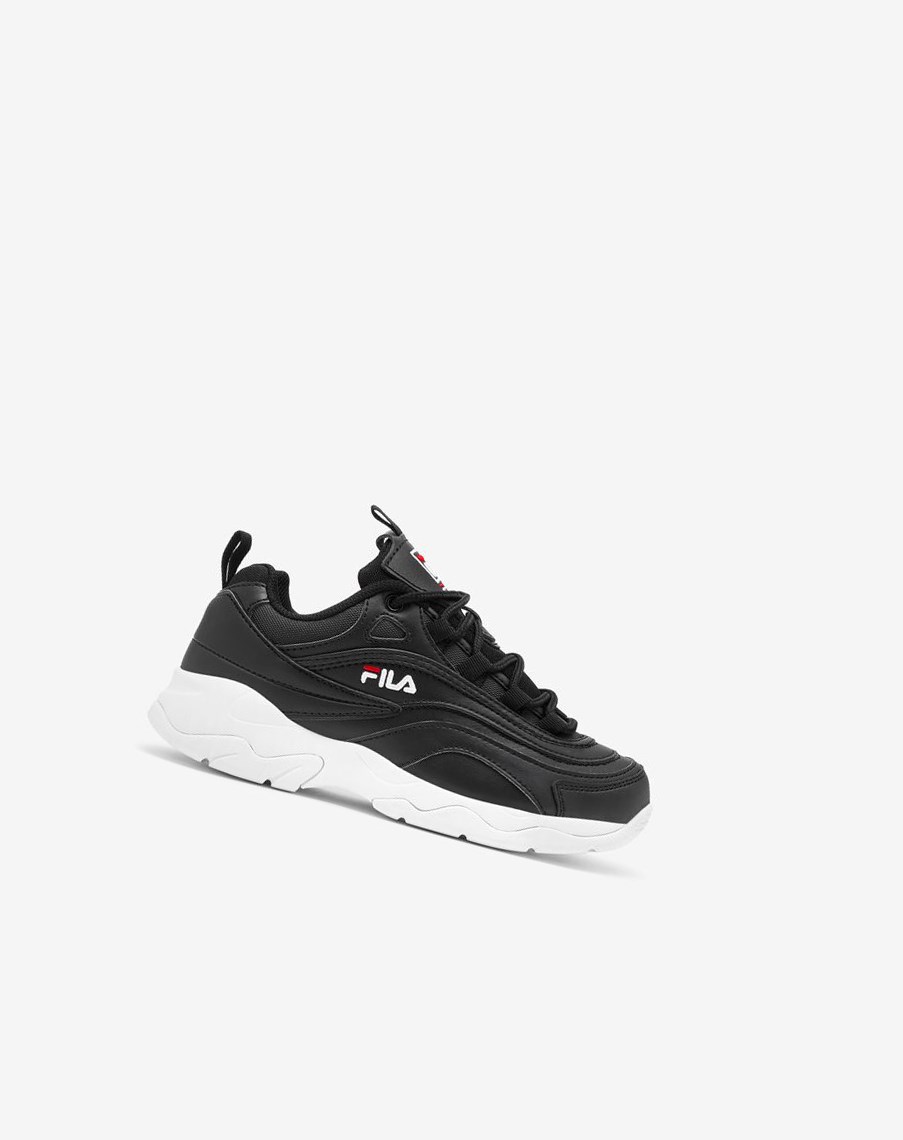 Fila Fila Ray Tenis Shoes Blk/Fred/Wht | 91GDOFLZP