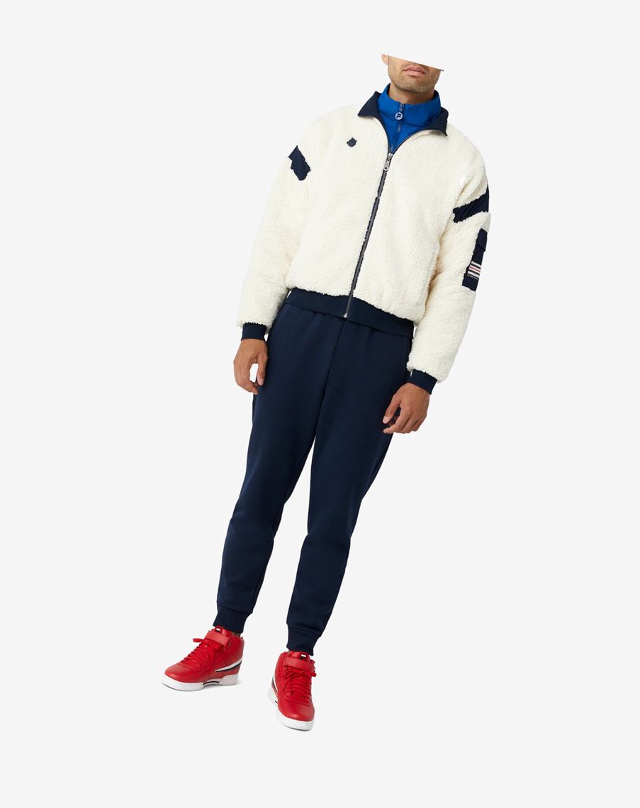 Fila Finsbury Sherpa Jacket Rojas | 54WNJRMFL