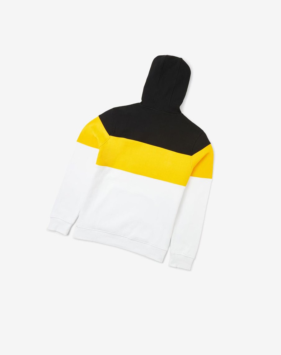 Fila Flamino Hoodie Blk/Gfus/Wht | 19EPQCVZY