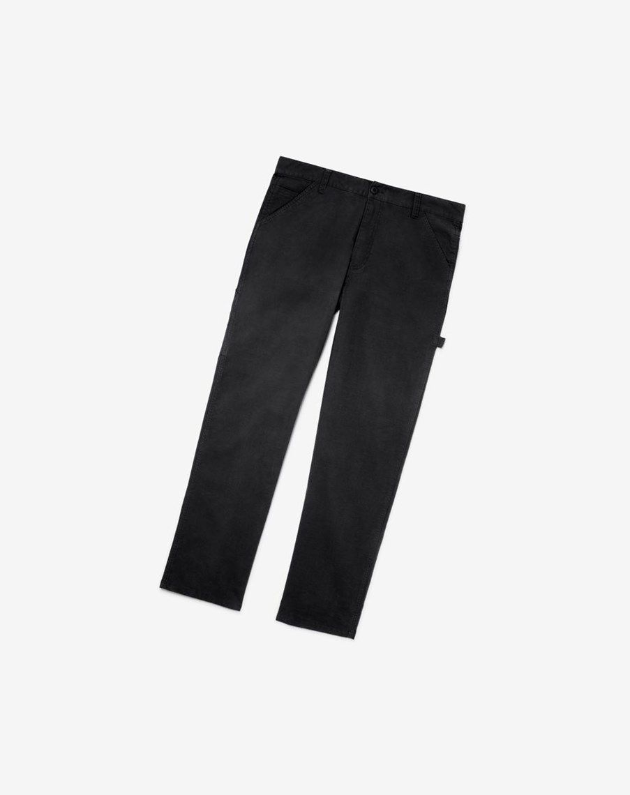 Fila Flannel Forro Carpenter Pants - 30 Inseam Negras | 68YIPBMVE