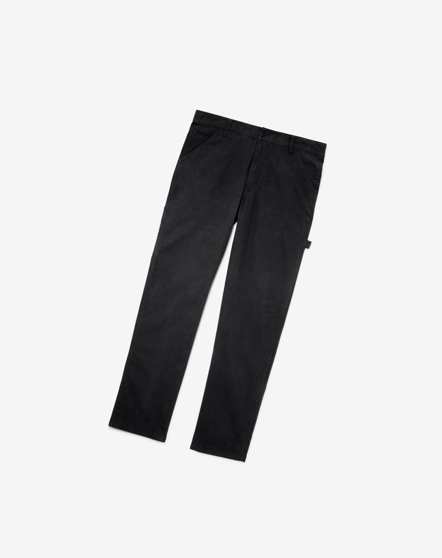 Fila Flannel Forro Carpenter Pants - 32 Inseam Negras | 82KEAVRTH