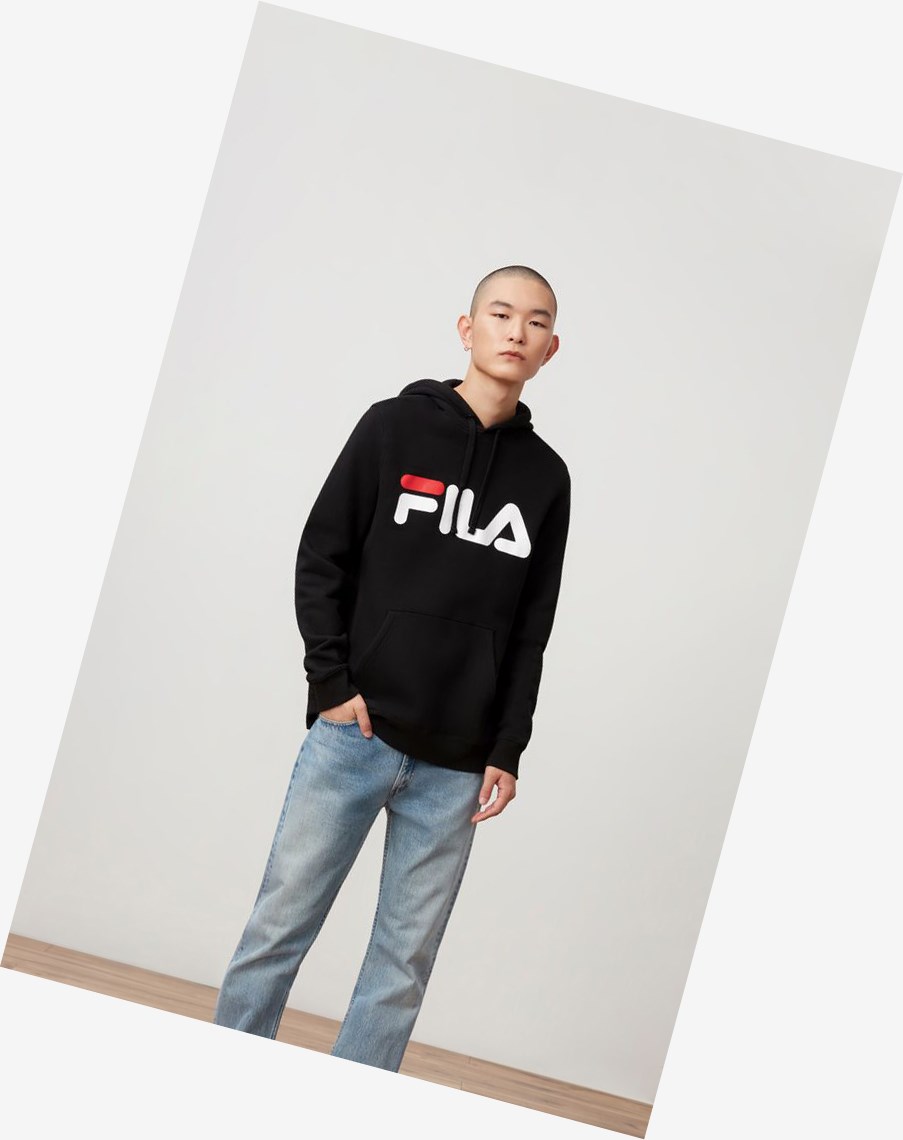 Fila Flori Hoodie Blk/Cred/Wht | 46AUOWIGV