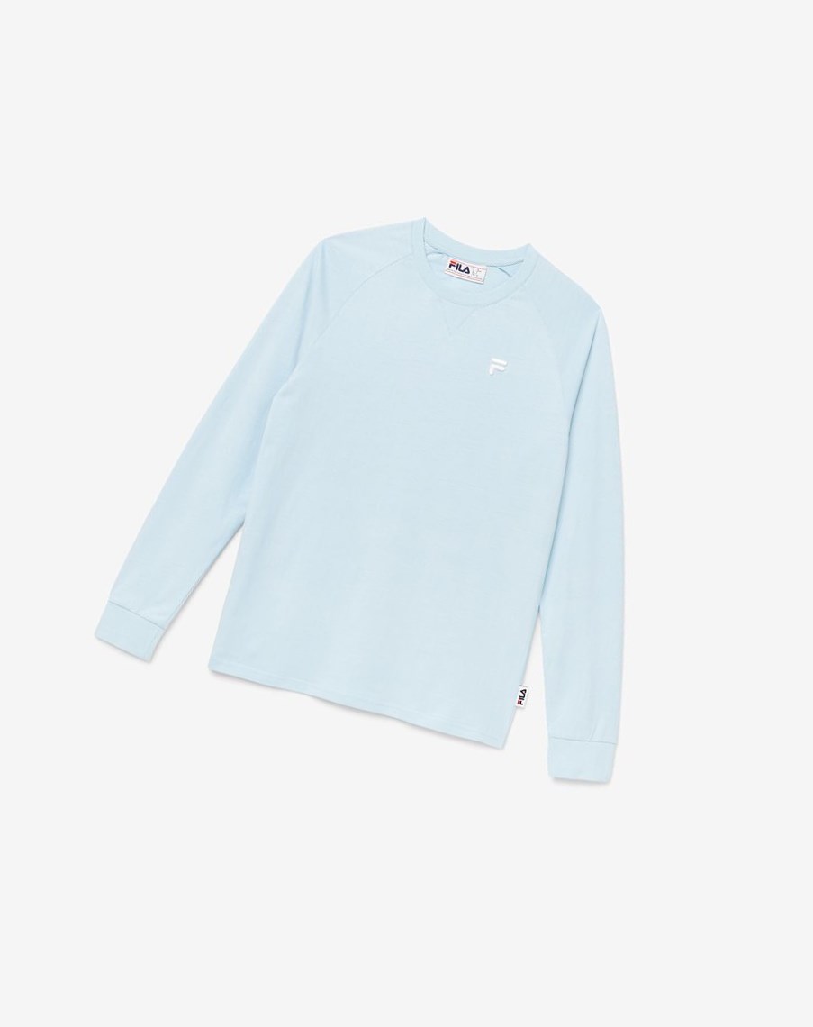 Fila Flynn Long Sleeve Tee 423 Angel Falls | 41DUXOBHR