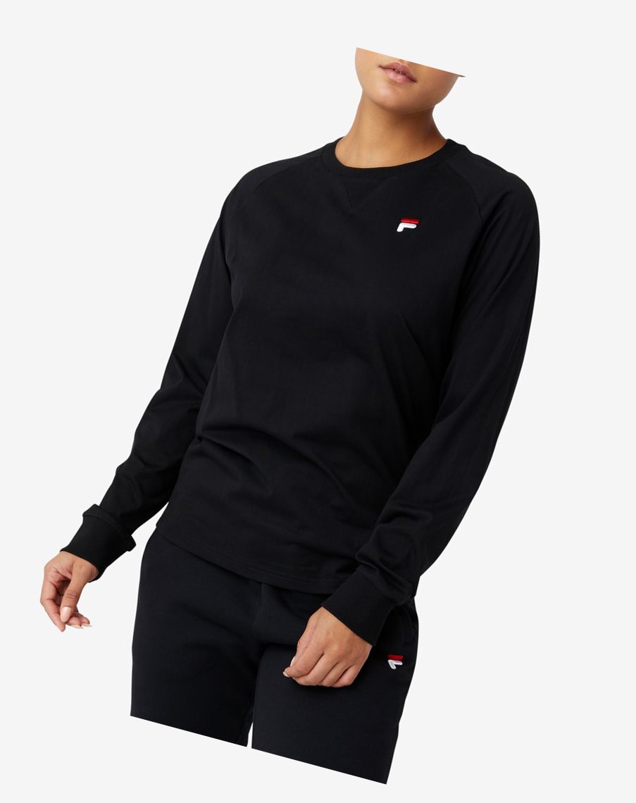 Fila Flynn Long Sleeve Tee Negras | 05ZFUAGHN