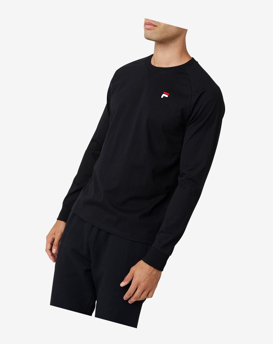 Fila Flynn Long Sleeve Tee Negras | 05ZFUAGHN