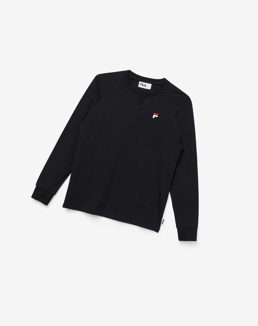 Fila Flynn Long Sleeve Tee Negras | 05ZFUAGHN