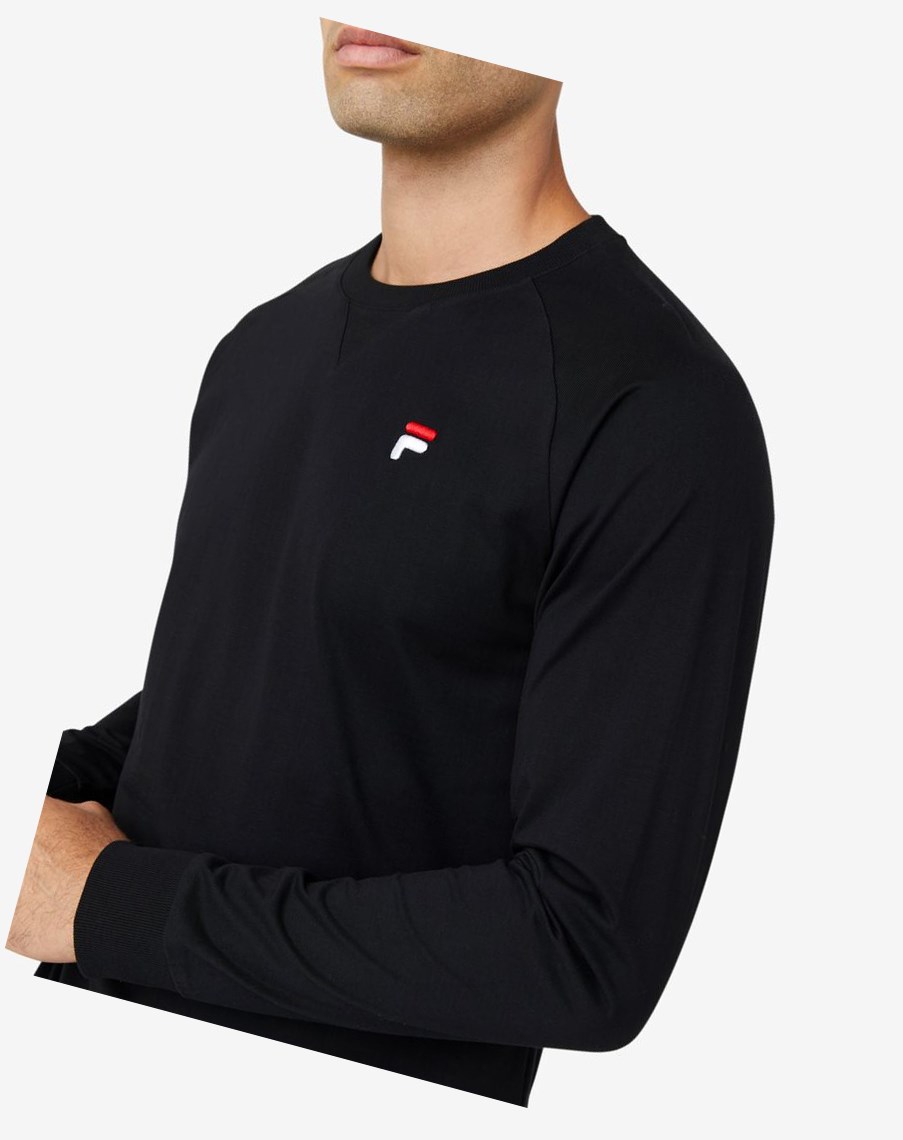 Fila Flynn Long Sleeve Tee Negras | 29DXKEVAN