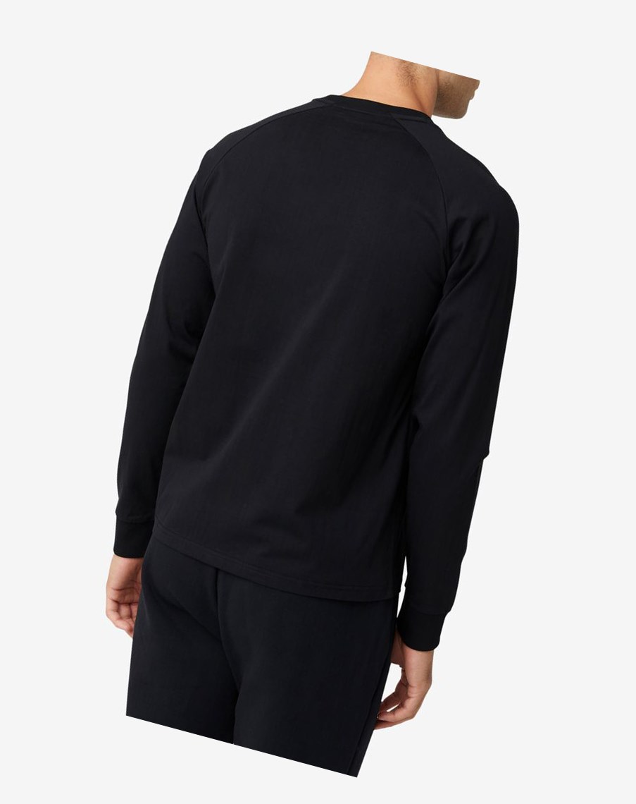 Fila Flynn Long Sleeve Tee Negras | 47IGJUEMV