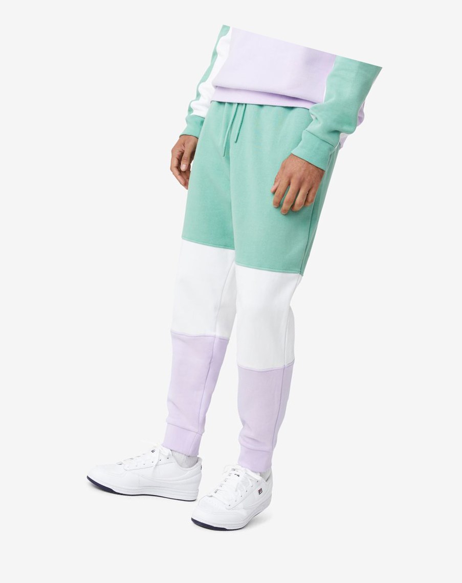 Fila France Pant 334 Feld/Wht/Plil | 37QHWLUMO