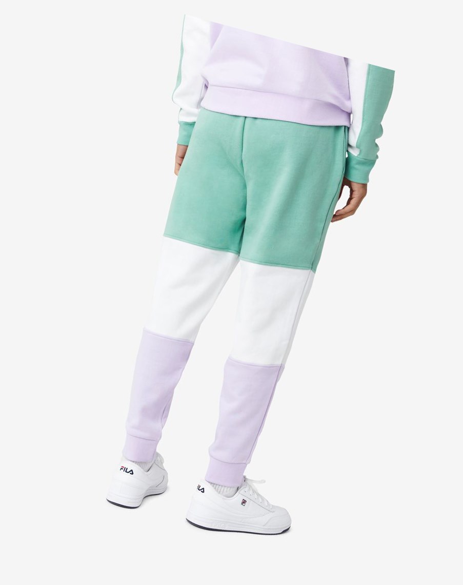 Fila France Pant 334 Feld/Wht/Plil | 37QHWLUMO