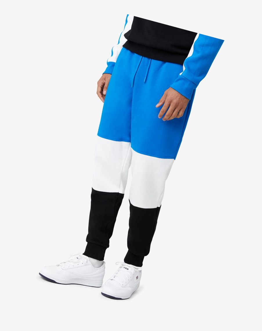 Fila France Pant 916 Dblu/Wht/Blk | 03WEVIDJH