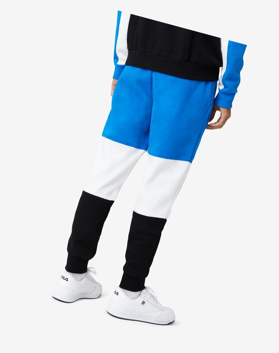 Fila France Pant 916 Dblu/Wht/Blk | 03WEVIDJH