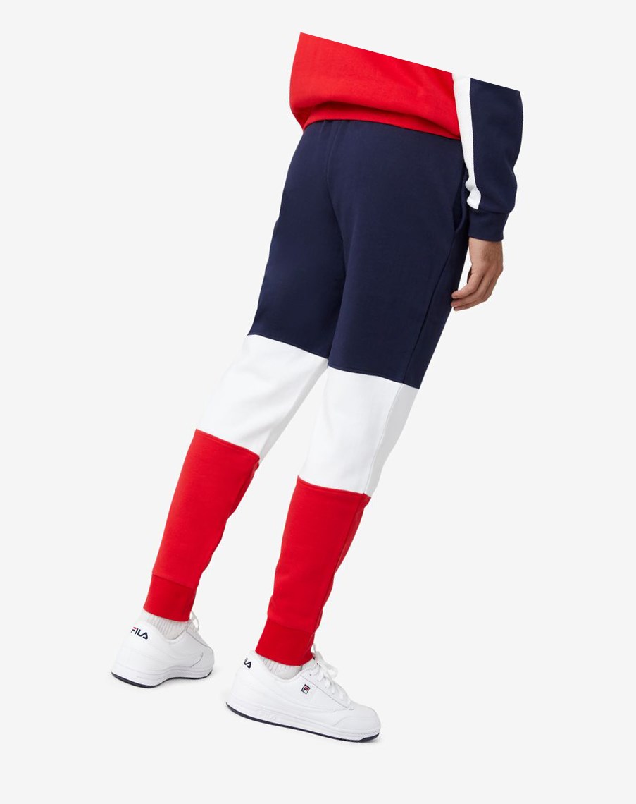 Fila France Pant Blancas Rojas | 03MJATVGP