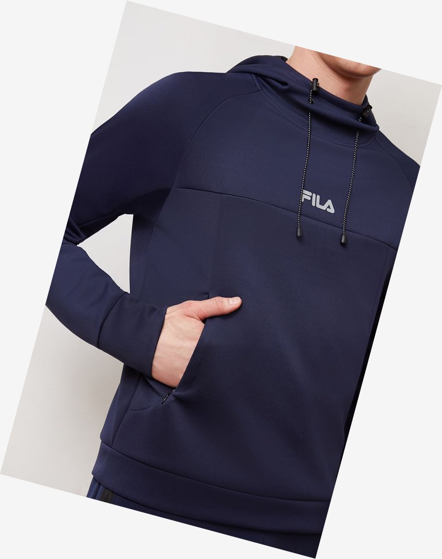 Fila Franklin Hoodie Azul Marino | 63ODHWQYK