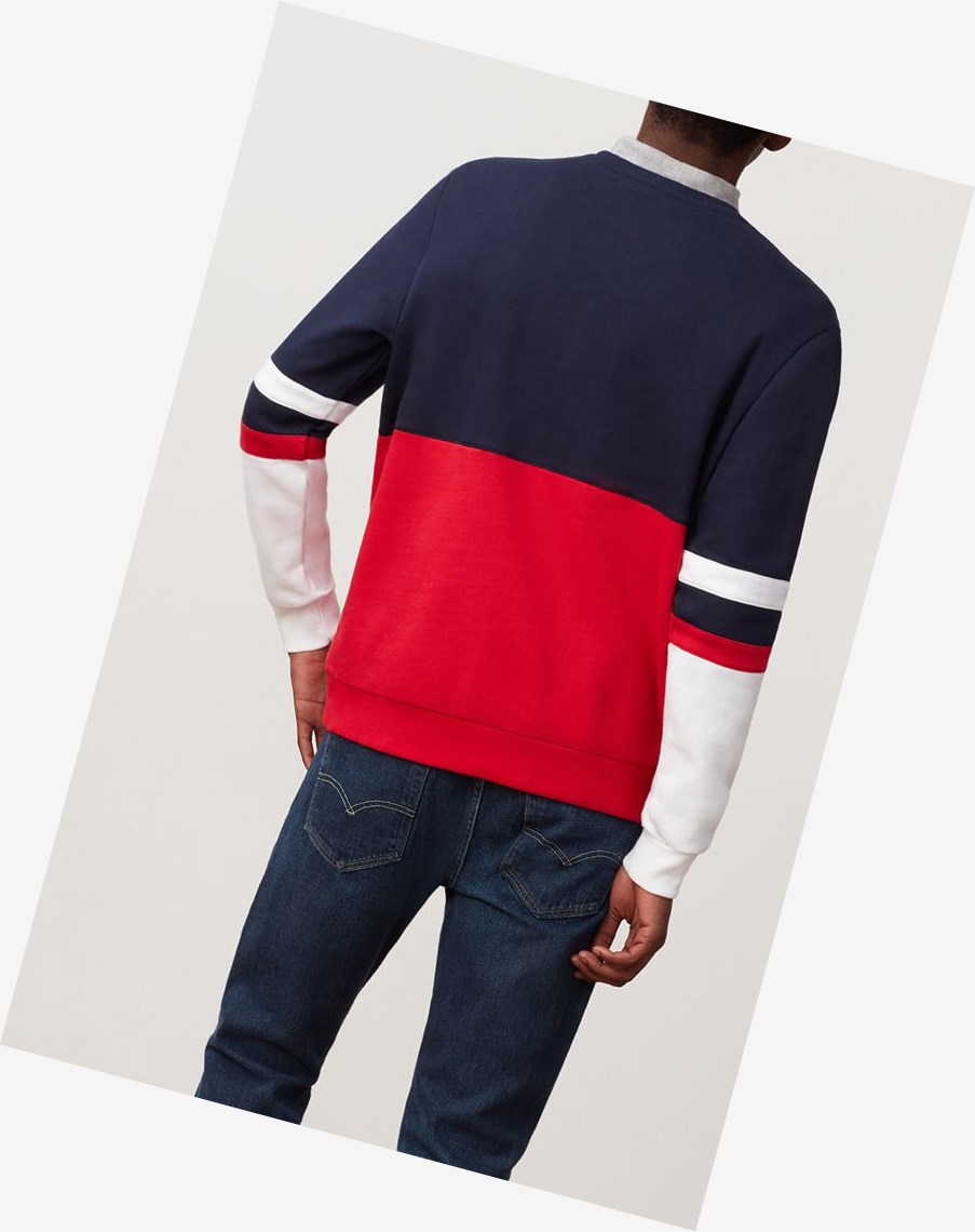 Fila Freddie Sweatshirt Cred/Peac/Wht | 13KYGMQVW