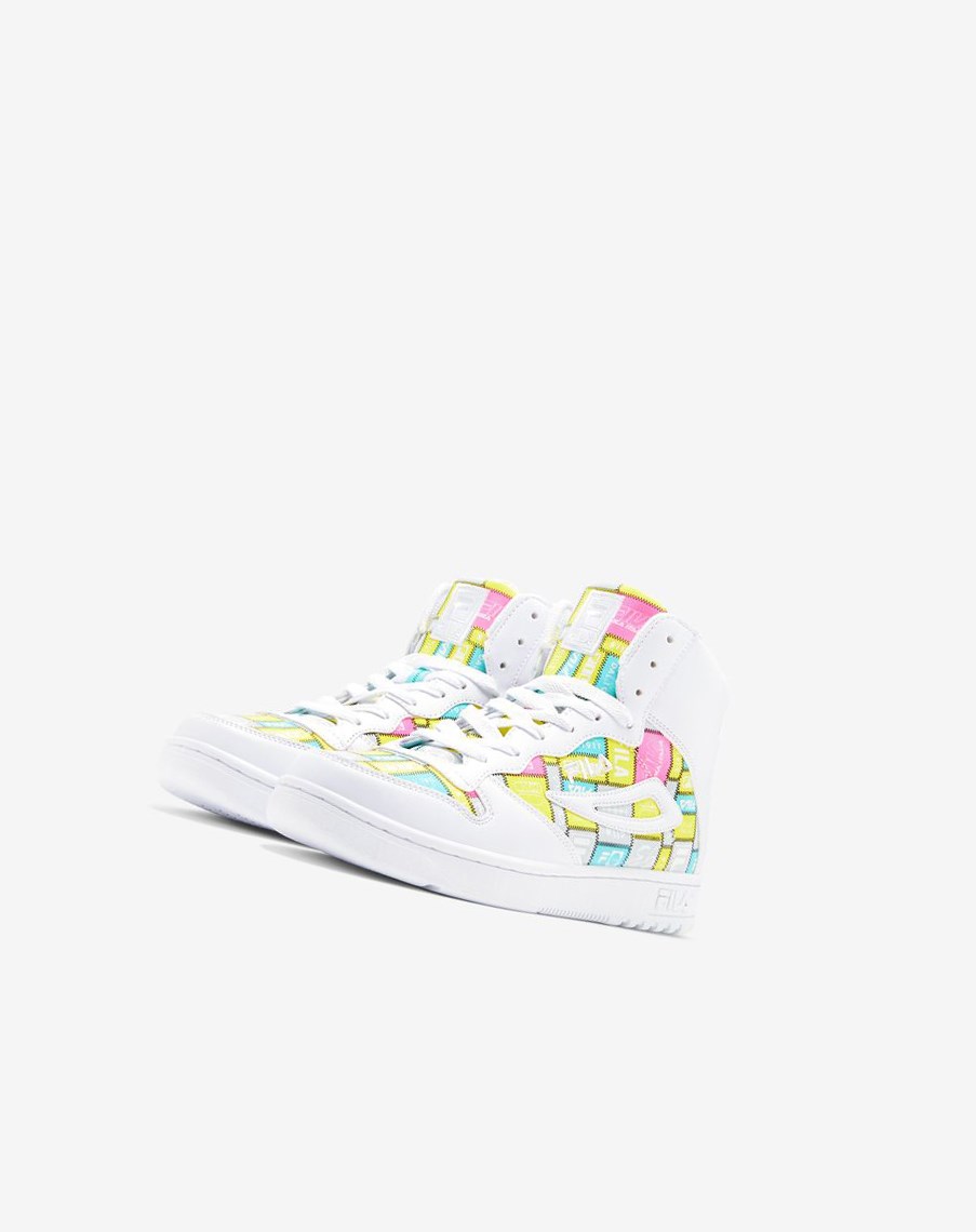 Fila Fx-dsx Mid Patchwork Sneakers Blancas | 37WSMHEQP