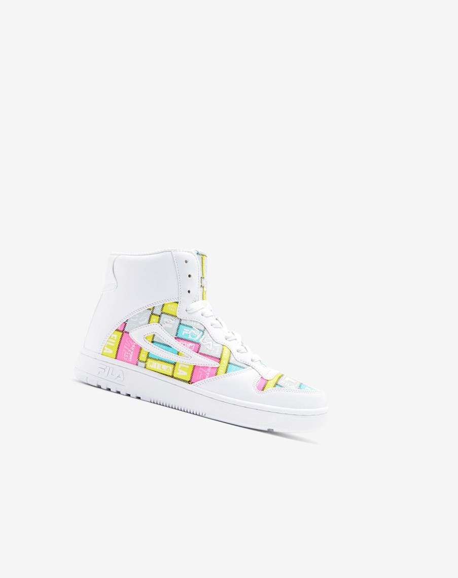 Fila Fx-dsx Mid Patchwork Sneakers Blancas | 37WSMHEQP