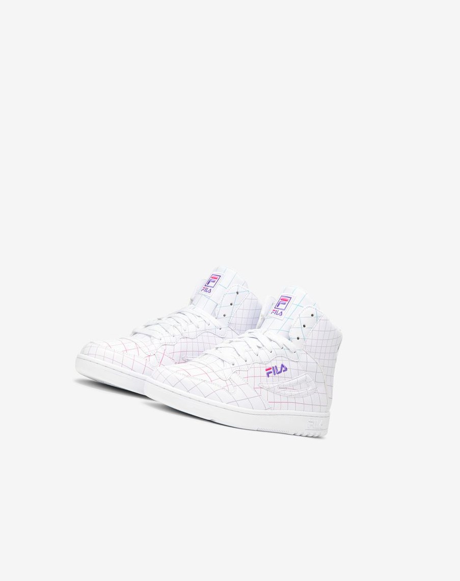 Fila Fx-dsx Mid Sneakers Blancas Moradas | 36PCXBJVU