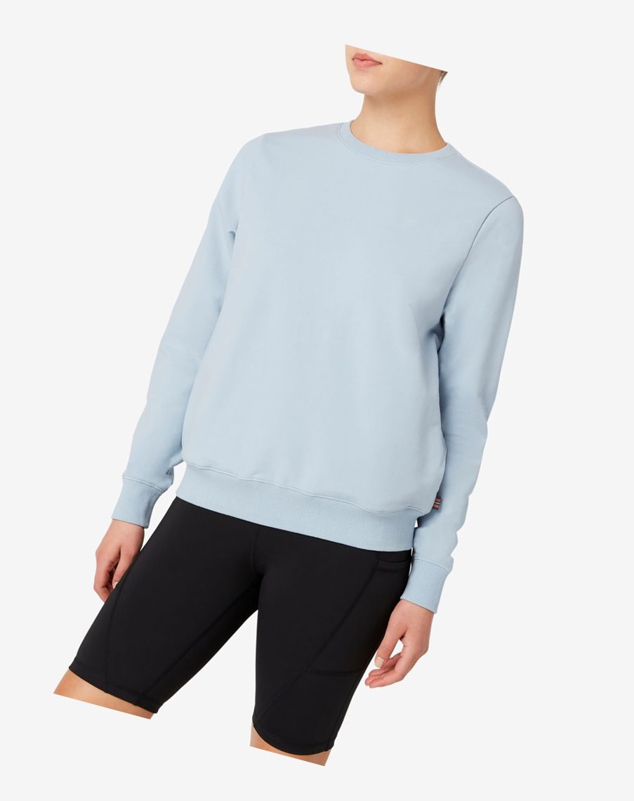 Fila Galatea Sweatshirt Azules | 07HUWADYB