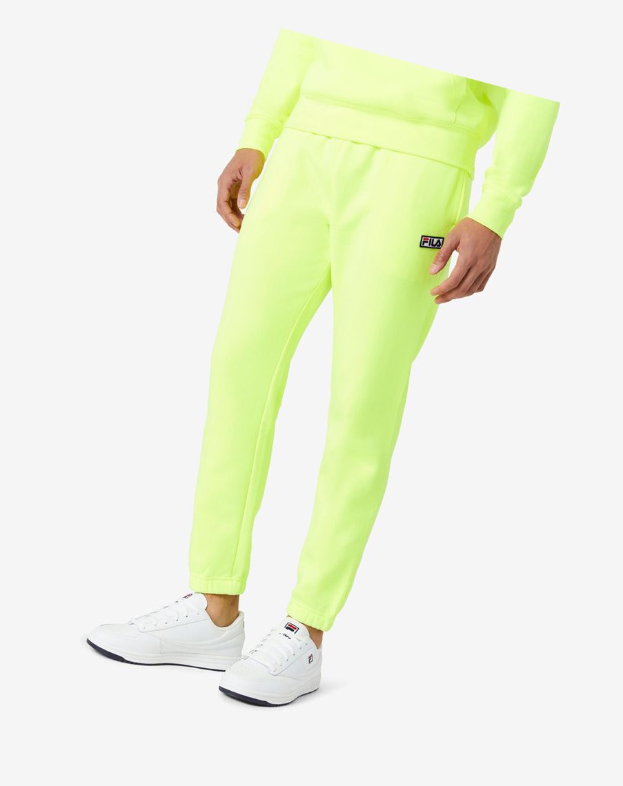 Fila Garin Jogger Amarillo Negras | 25KCENWUP